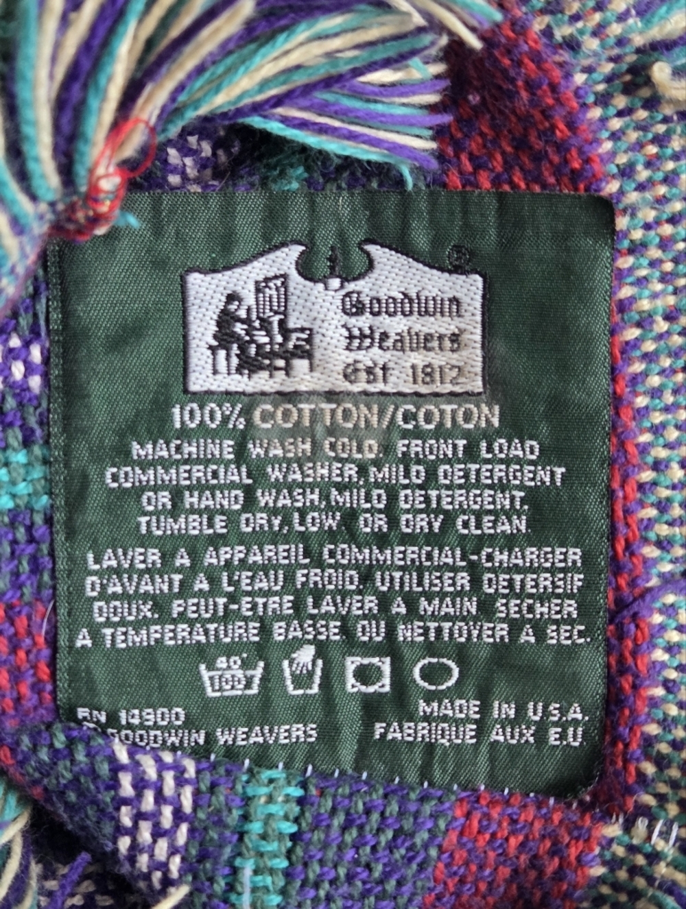 Goodwin Weavers Upcycled Tapestry Pants - Picture 4 of 9